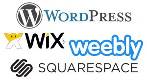 Wix Weebly Wordpress or Square Space